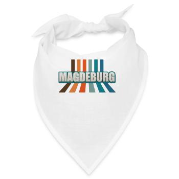 Magdeburgerin Magdeburger Magdeburg - Bandana - Weiß - Vorne