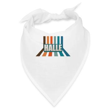 Hallenserin Hallenser Halle - Bandana - Weiß - Vorne