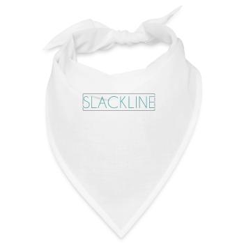 Slackline Schriftzug - Bandana - Weiß - Vorne