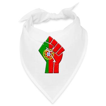 Portugal Flagge Portugiesischer Country Pride Einheimischer - Bandana - Weiß - Vorne