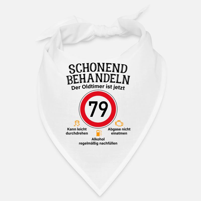 79. Geburtstag Schonend Behandeln Oldtimer Ist 79 Bandana