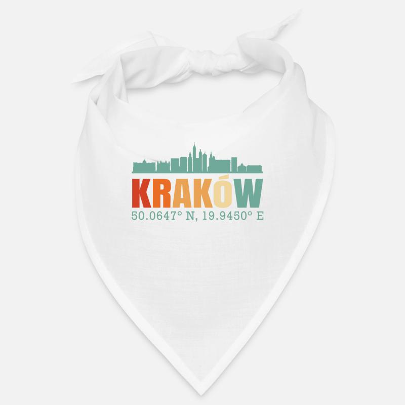 Polen Krakow Skyline Bandana