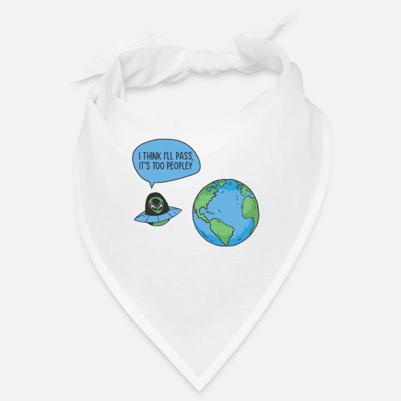 Space Alien Astronomy Alien Spaceship Comic Bandana