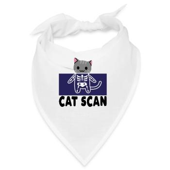 Rad Tech Cat Scan Radiologie Techniker Radiologe - Bandana - Weiß - Vorne