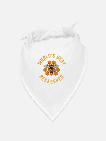 Der Beste Imker Der Welt Imkern Imkerei Biene - Bandana - Weiß