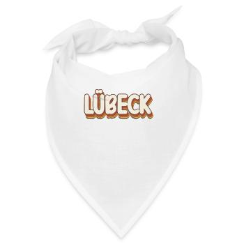 Lübeckerin Lübecker Lübeck - Bandana - Weiß - Vorne