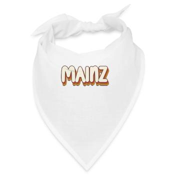 Mainzerin Mainzer Mainz - Bandana - Weiß - Vorne