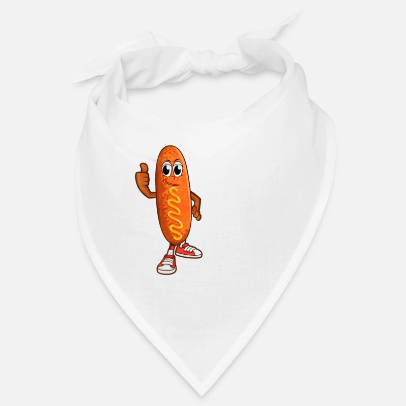 Corn Dog Essen Kostüm Bandana