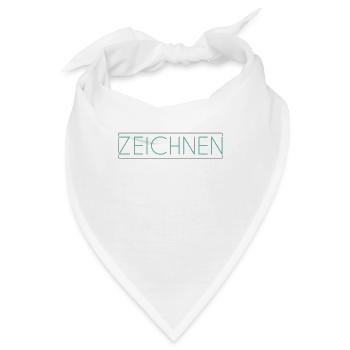 Zeichnen Schriftzug - Bandana - Weiß - Vorne