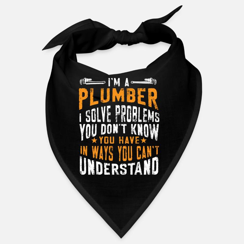 Handwerker Installateur Spruch Klempner Bandana