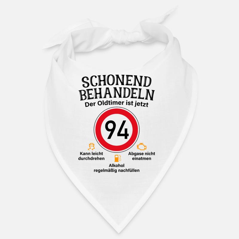 94. Geburtstag Schonend Behandeln Oldtimer Ist 94 Bandana