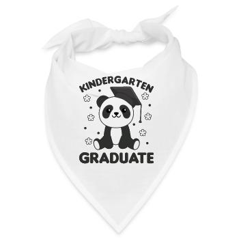 Kids Kindergarten graduate Panda Graduation - Bandana - Weiß - Vorne