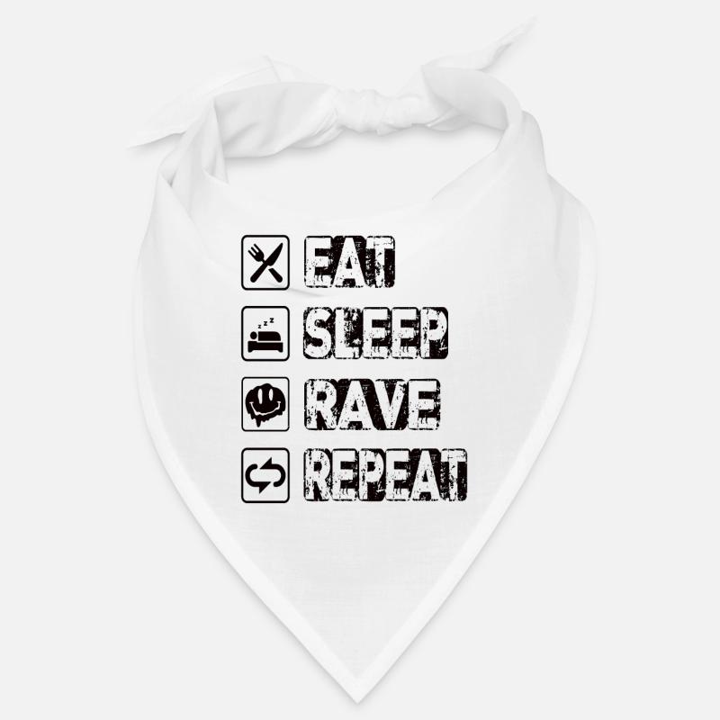 Eat Sleep Rave Repeat Bandana