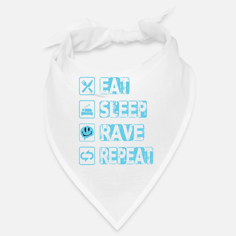 Eat Sleep Rave Repeat Bandana
