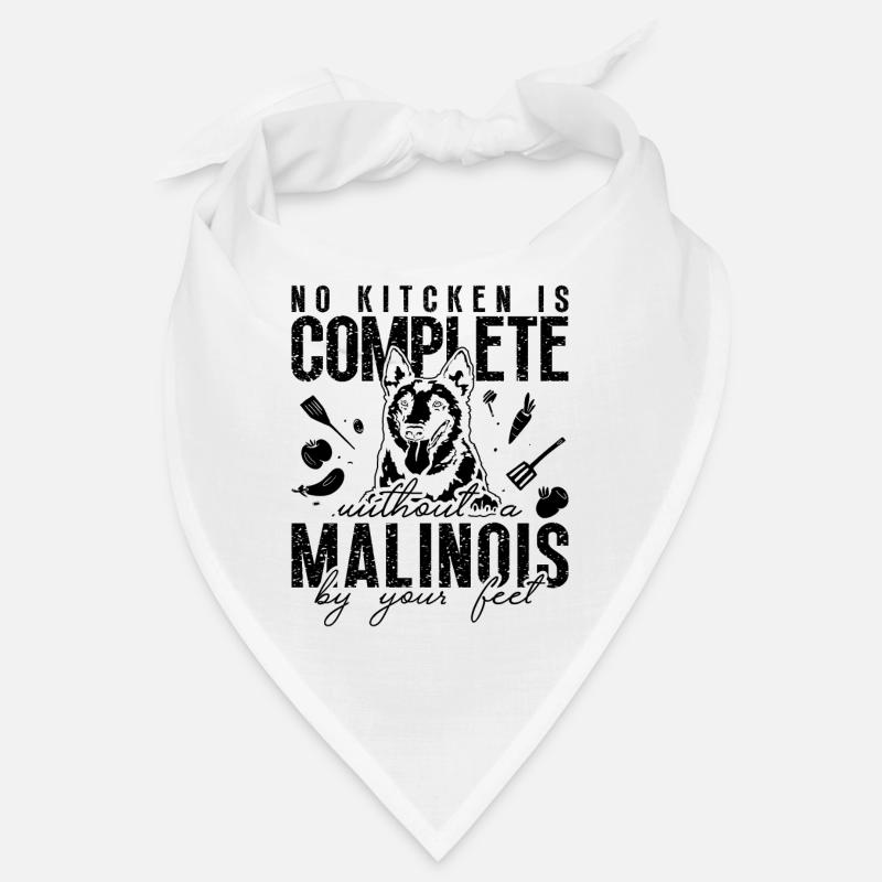 No Kitchen Is Complete Working Dog Malinois Lover Bandana