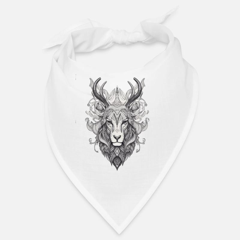 Wild Abstrakt linie Hirsch Tier Design Bandana