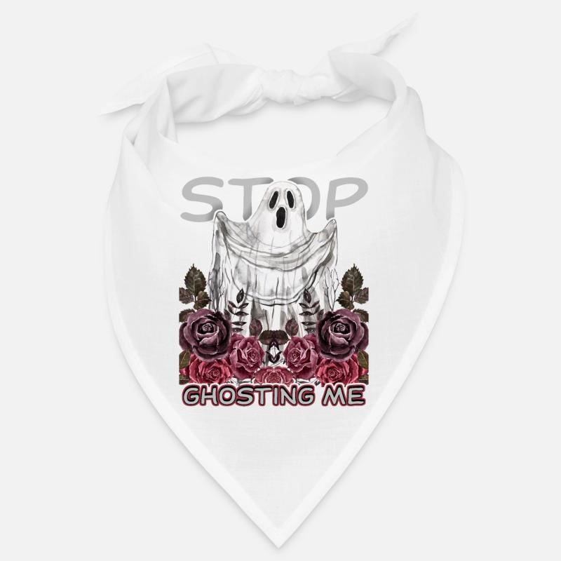 Scary Ghost Ghost Gothic Funny Saying Bandana