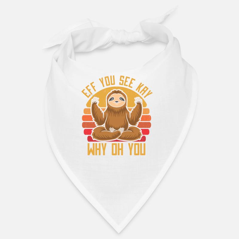 Sloth Funny Sloth Yoga Bandana