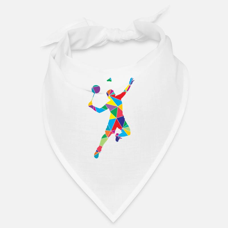 Shuttlecock Polygon Badminton Bandana
