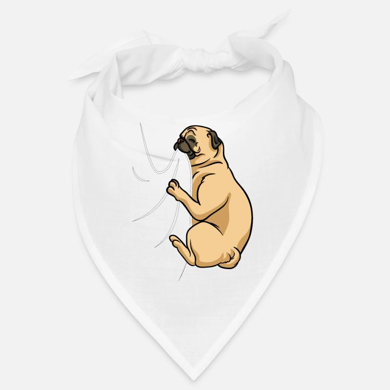Biting Pug Bandana