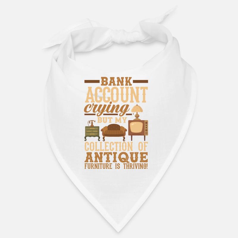 Compte bancaire pleurant, collection de meubles anciens Bandana