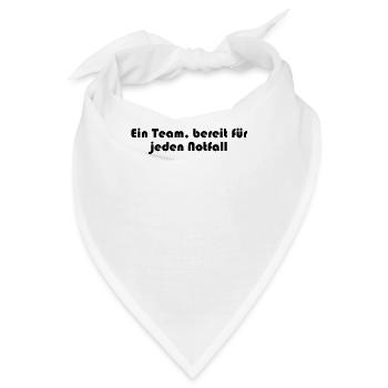 Feuerwehr - Ein Team, bereit für jeden Notfall - Bandana - Weiß - Vorne