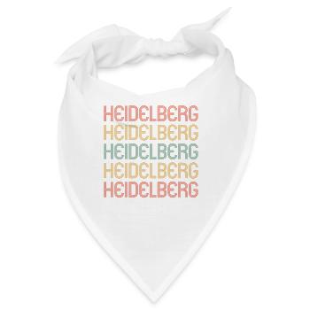 Heidelbergerin Heidelberger Heidelberg - Bandana - Weiß - Vorne