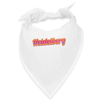 Heidelbergerin Heidelberger Heidelberg - Bandana - Weiß - Vorne