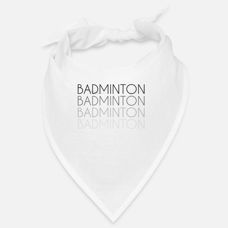 Lettrage de badminton Bandana