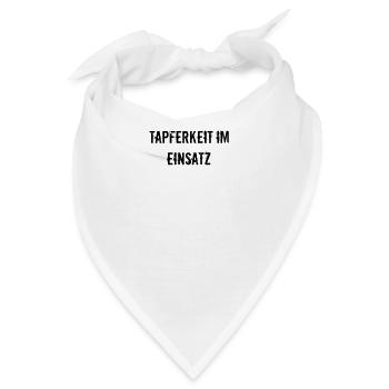Feuerwehr - Tapferkeit im Einsatz - Bandana - Weiß - Vorne
