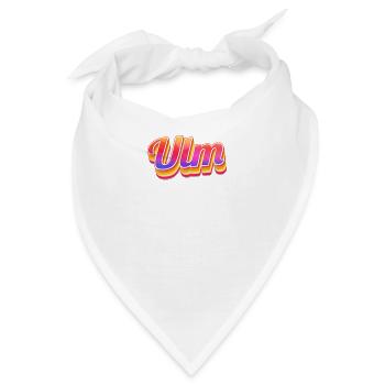 Ulmerin Ulmer Ulm - Bandana - Weiß - Vorne