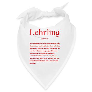 Lehrling Definition - Bandana - Weiß - Vorne