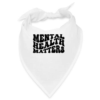 Mental Health Awareness Mental Health Advocate - Bandana - Weiß - Vorne