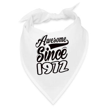 Awesome Since 1972 - Bandana - Weiß - Vorne