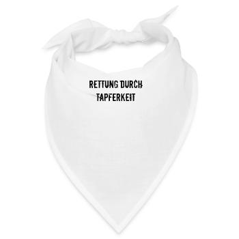 Feuerwehr - Rettung durch Tapferkeit - Bandana - Weiß - Vorne