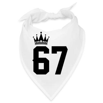 67 - Bandana - Weiß - Vorne