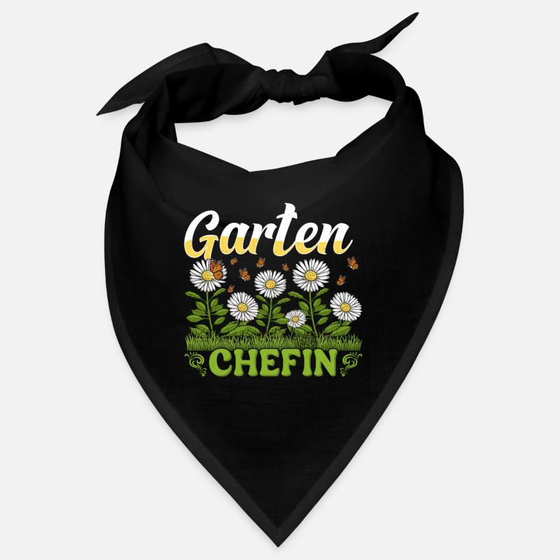Garten Chefin Gänseblümchen Gärtnerin Blumenliebe Bandana