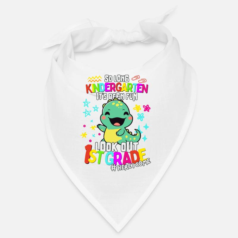 Dino Bye Bye Kindergarten: Enrollment 1st grade Bandana