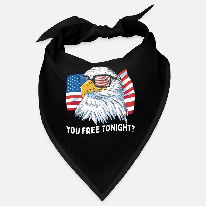 Du bist heute Abend frei Weißkopfseeadler Amerika Bandana
