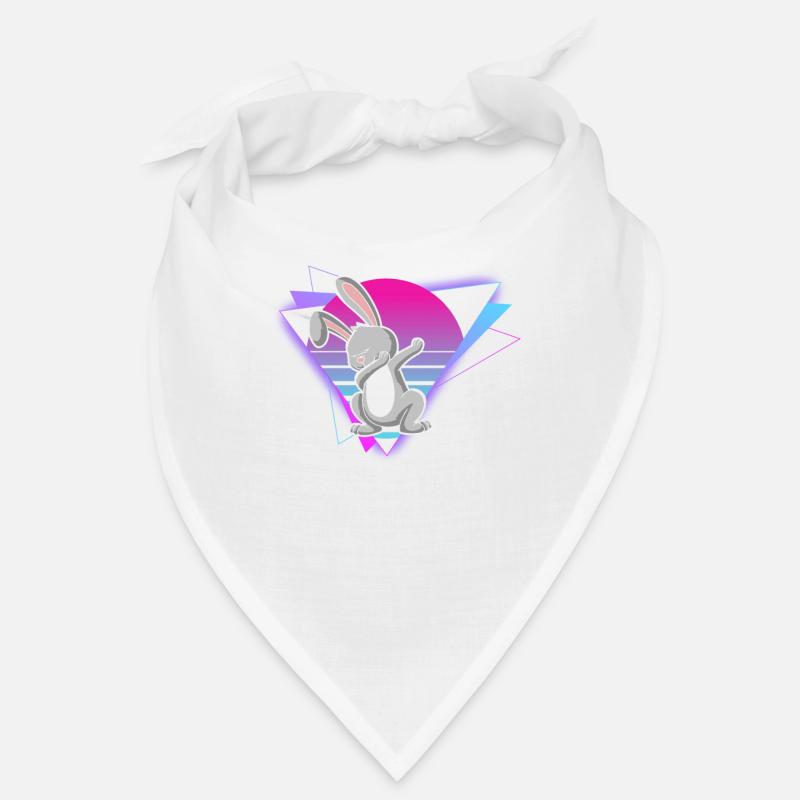 Vaporwave Rabbit Bandana