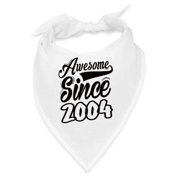 Awesome Since 2004 - Bandana - Weiß - Vorne