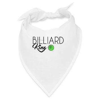Billiard King - Bandana - Weiß - Vorne