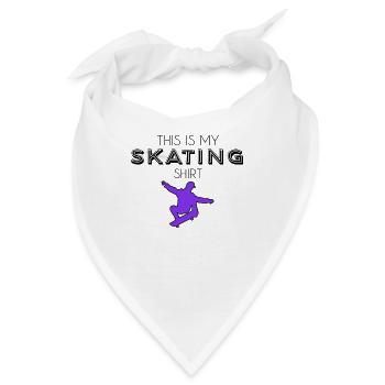 skating shirt - Bandana - Weiß - Vorne