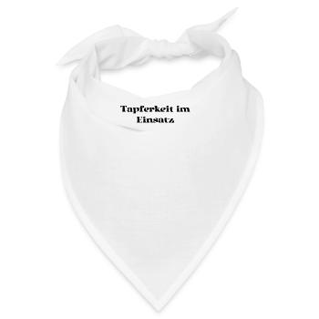 Feuerwehr - Tapferkeit im Einsatz - Bandana - Weiß - Vorne