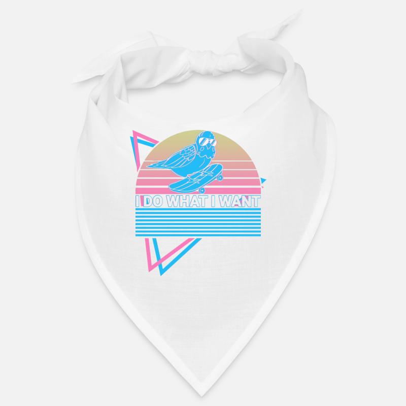 Budgie Parakeet Retro Bandana