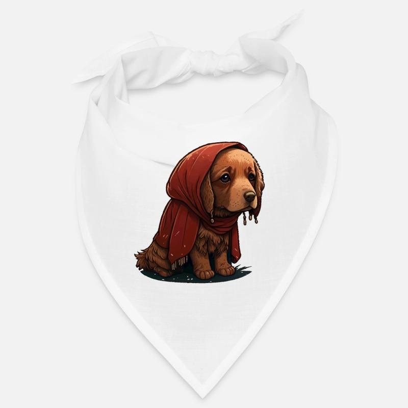Cute sad dog Bandana