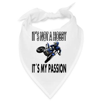 Motocross fahren Kaskade stunt Motorrad Geschenk - Bandana - Weiß - Vorne