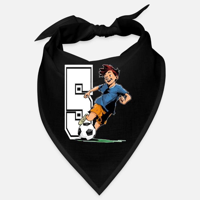 Fußball Geburtstag - 5 Jahre Alter Junge - 5. Bandana