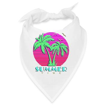 Sommerzeit - Bandana - Weiß - Vorne