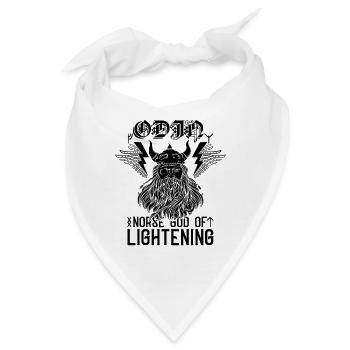 Odin Norse God Viking Runes Norse Mythology Lover - Bandana - Weiß - Vorne